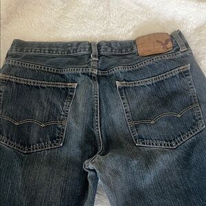 American Eagle Dark Wash Denim Jeans -loose fit,
